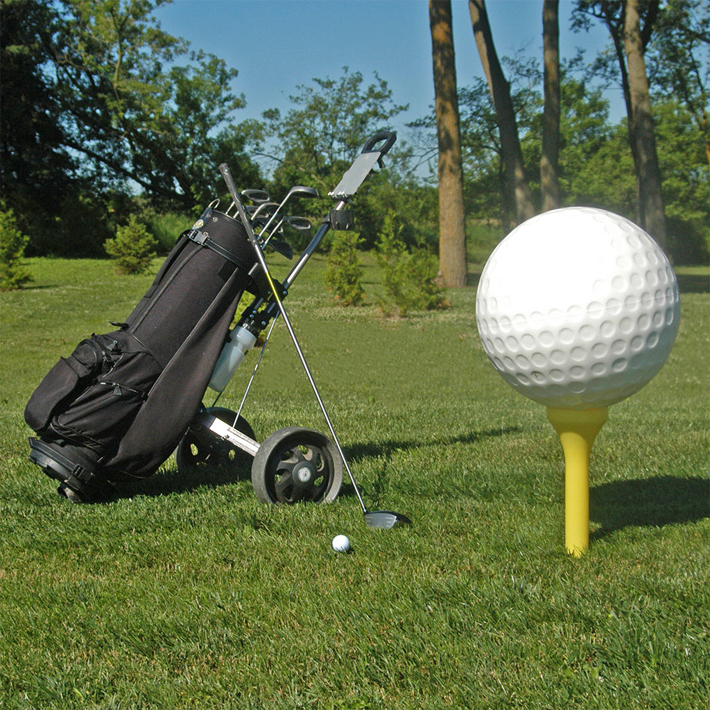 Snitty Stuff Giant Plastic Golf Ball & Tee Set Collection | Sports Decorations ...