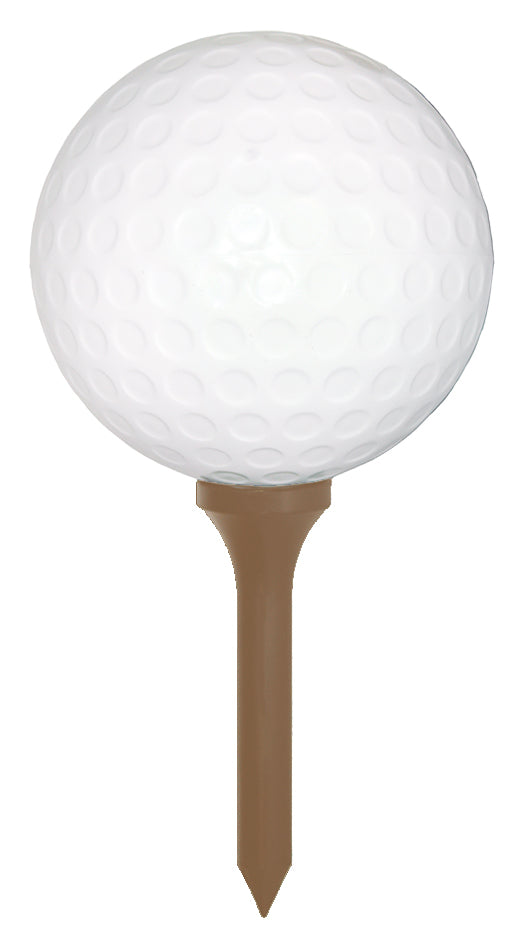 Golf Décor | Giant Golf Ball and Tee Set - Brown