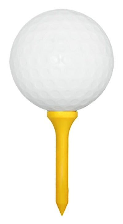Giant Golf Ball and Yellow Tee Set 