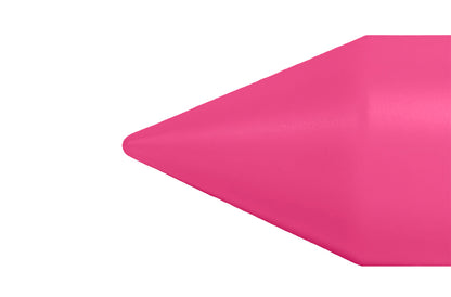 Giant Pink Golf Tee Tip Against A White Background
