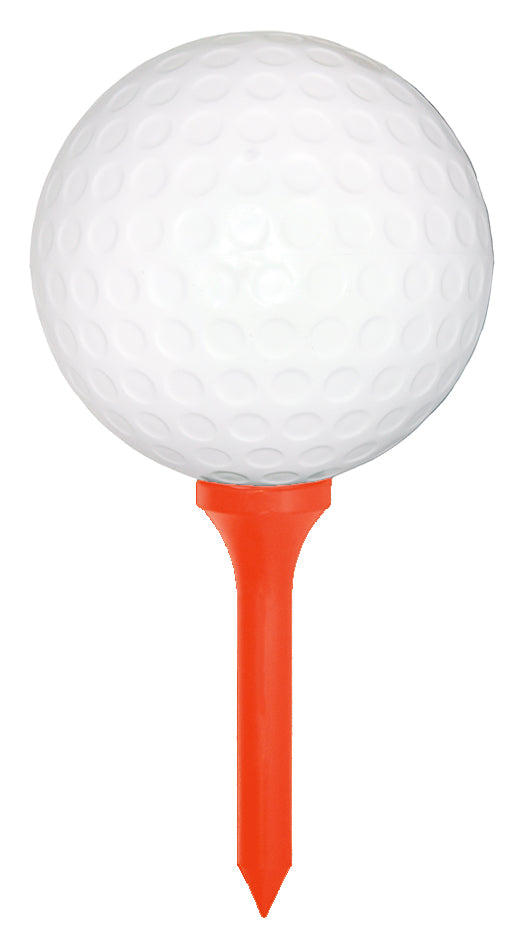 Golf Décor | Giant Golf Ball and Tee Set - Orange