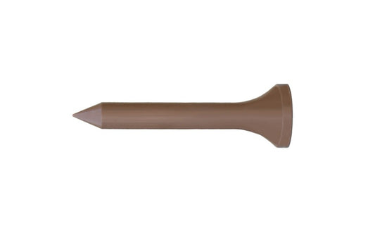 Brown golf tee yard decoration