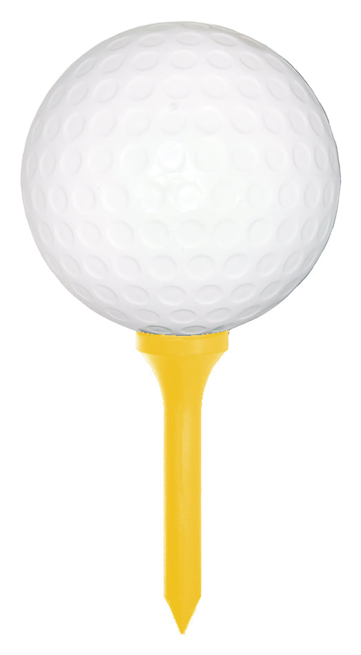 Golf Décor | Giant Golf Ball and Tee Set - Yellow